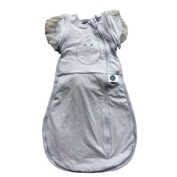 Nested Bean Baby Girl Zen One Classic sleeper In lavender/Lilac Size 0-3 Months - Picture 3 of 7